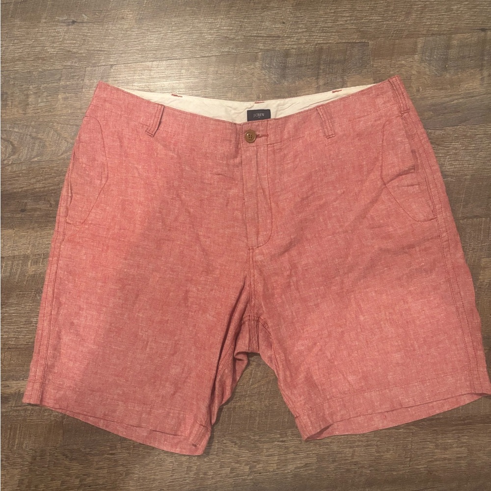 J. Crew Coral Flat Front Shorts